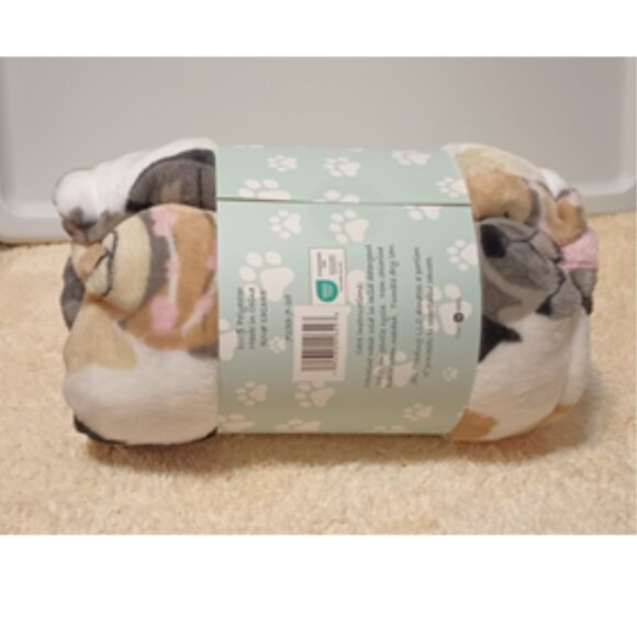 NWT~ Frankie & June Ultra-Soft Double-Sided Plush Throw Blanket (50" X 60") - Picture 8 of 9